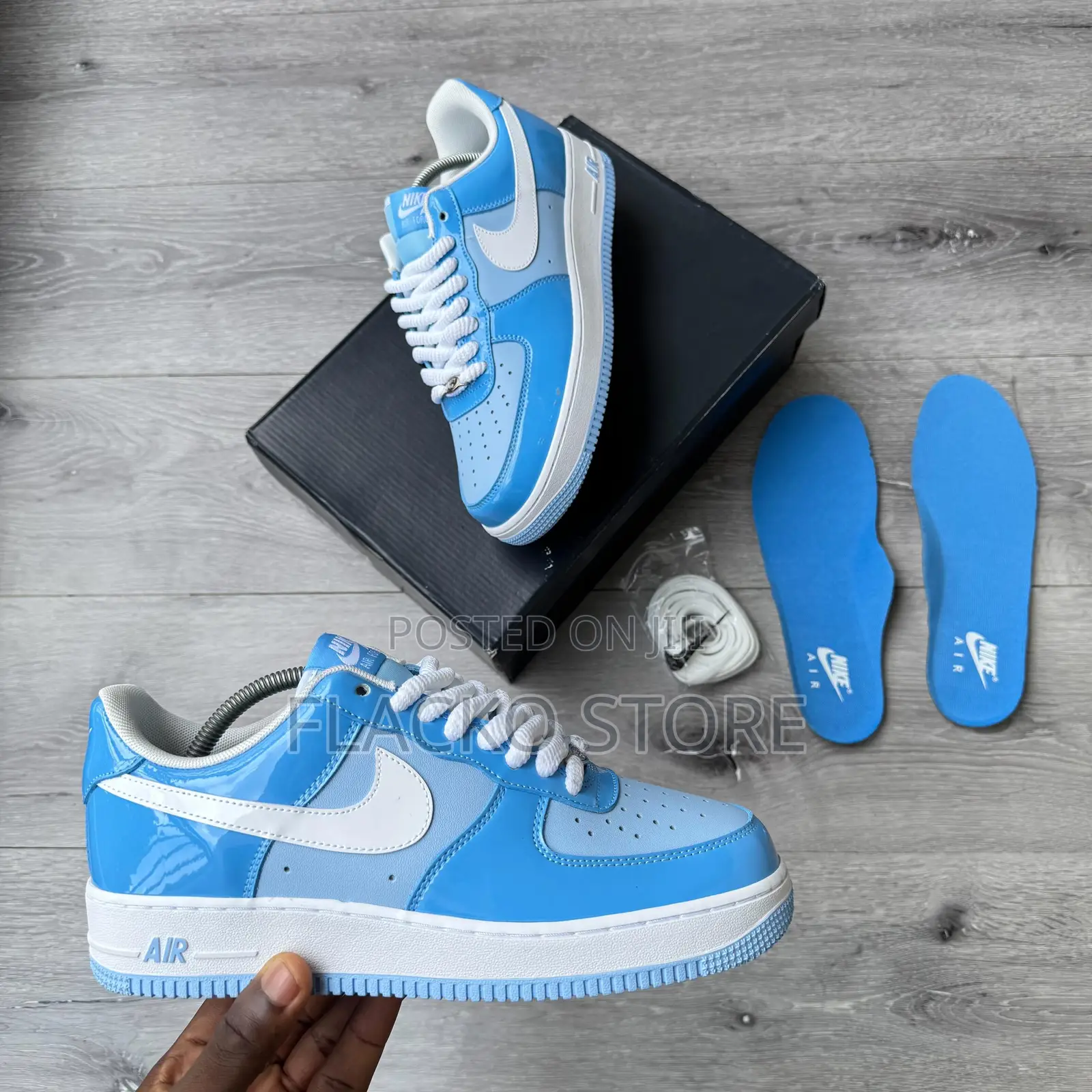 Original Nike Air Force 1 ‘07 Lv8 Patent Sneakers