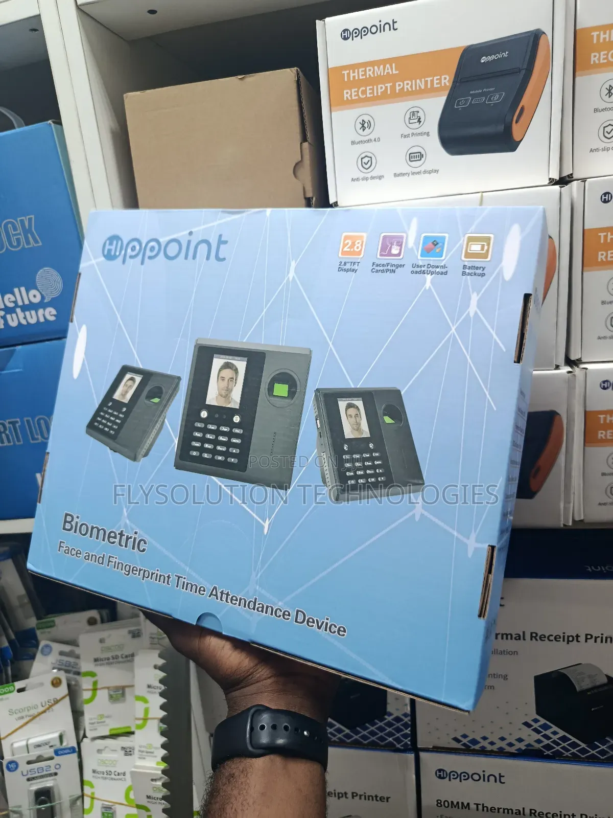 Biometric Face Fingerprint Time Attendance Machine