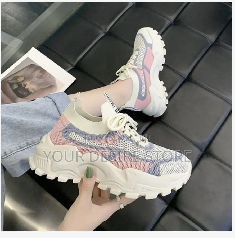 Alagzi 2024 Ladies Classic Fashion Casual Shoe Sneakers-Pink