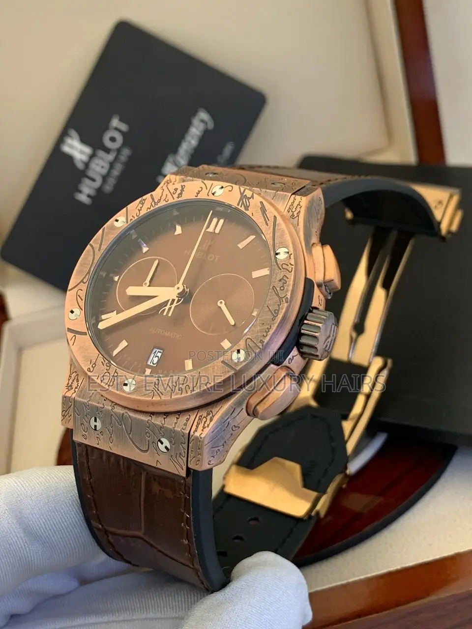 Hublot Chronograph Leather Strap