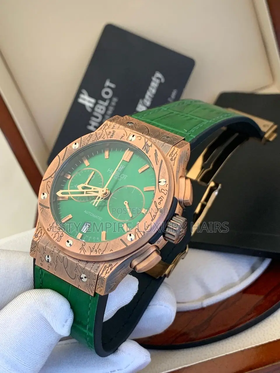 Hublot Chronograph Leather Strap
