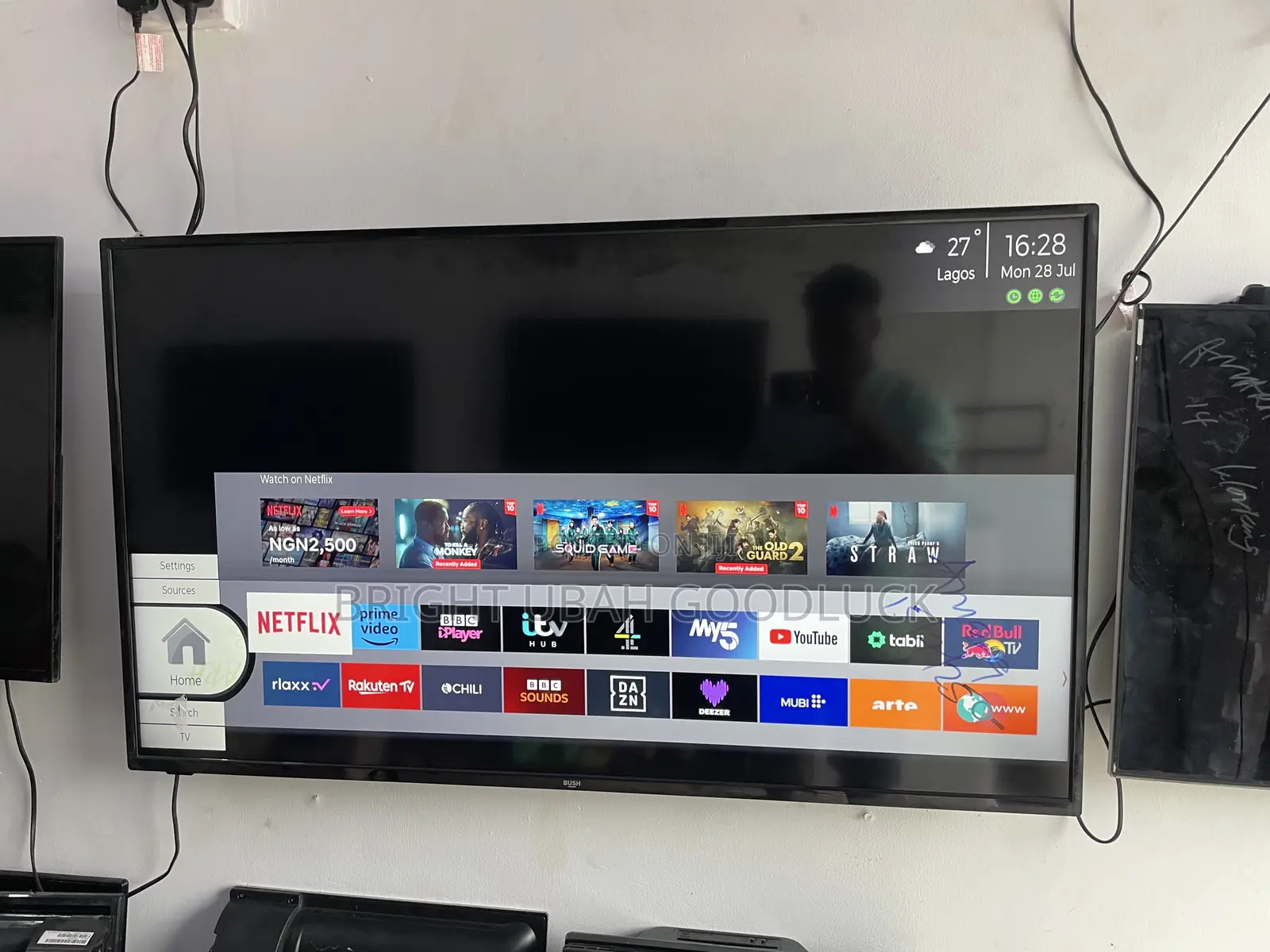 Bush 50 Inches Smart Tv With Mirror Casting Free Netflix Act