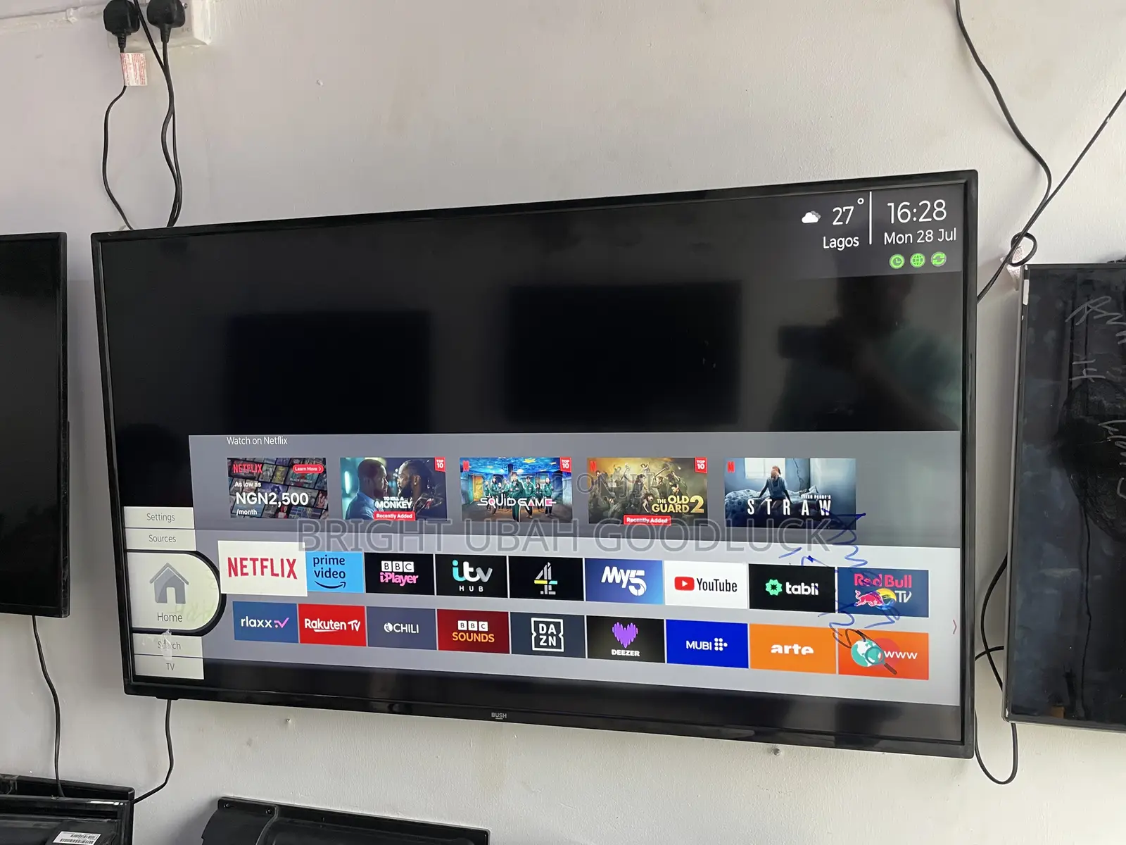 Bush 50 Inches Smart Tv With Mirror Casting Free Netflix Act
