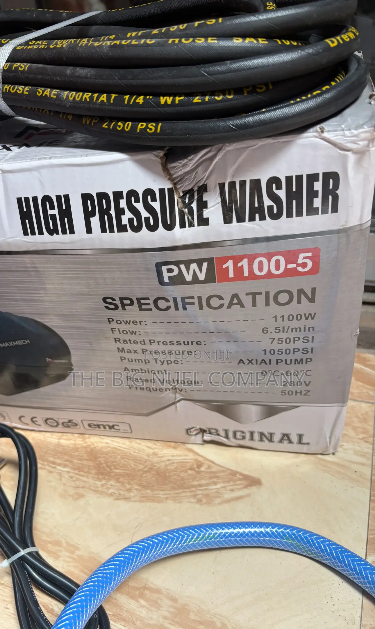 Durable Electric High Pressure Washer Machine 1100watts