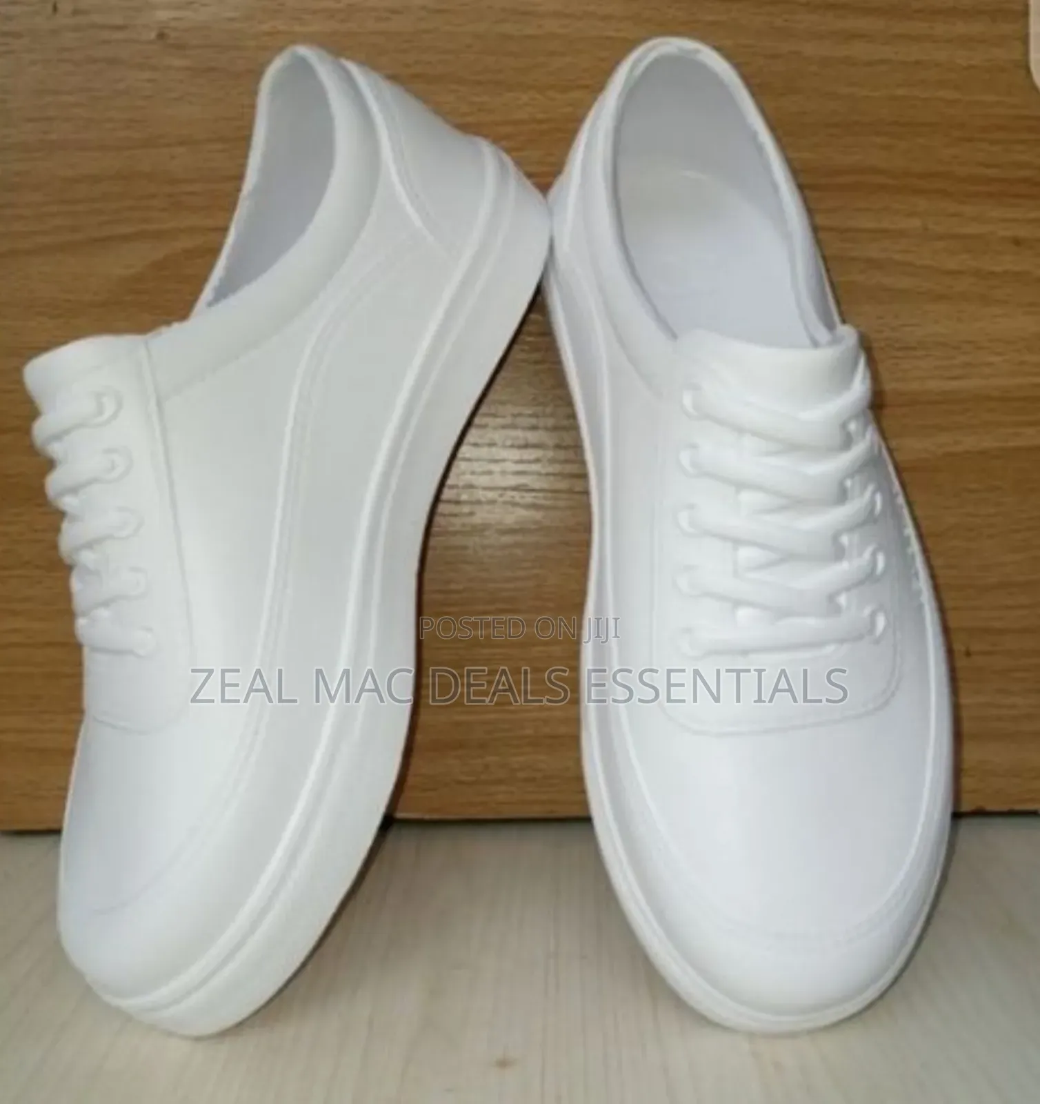 Unisex White Rubber Sneakers