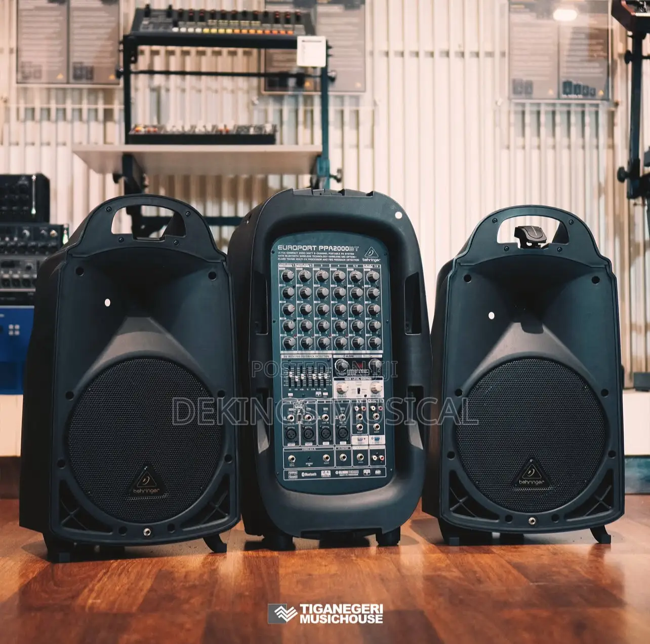 Behringer Europort Ppa2000bt 8-Channel Pa System Bluetooth