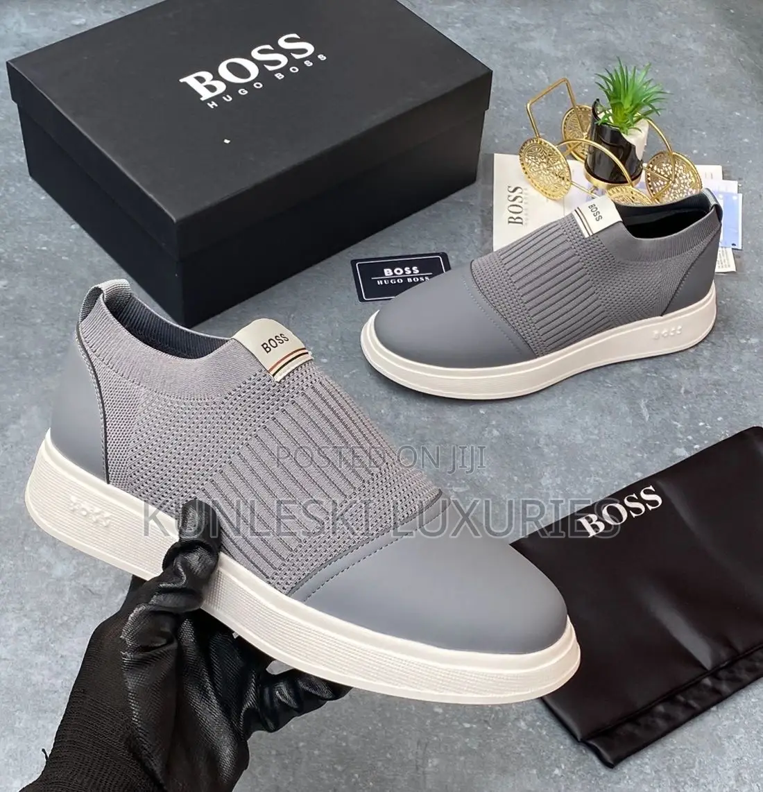 Original Boss Laceless Loafers Sneakers Collections