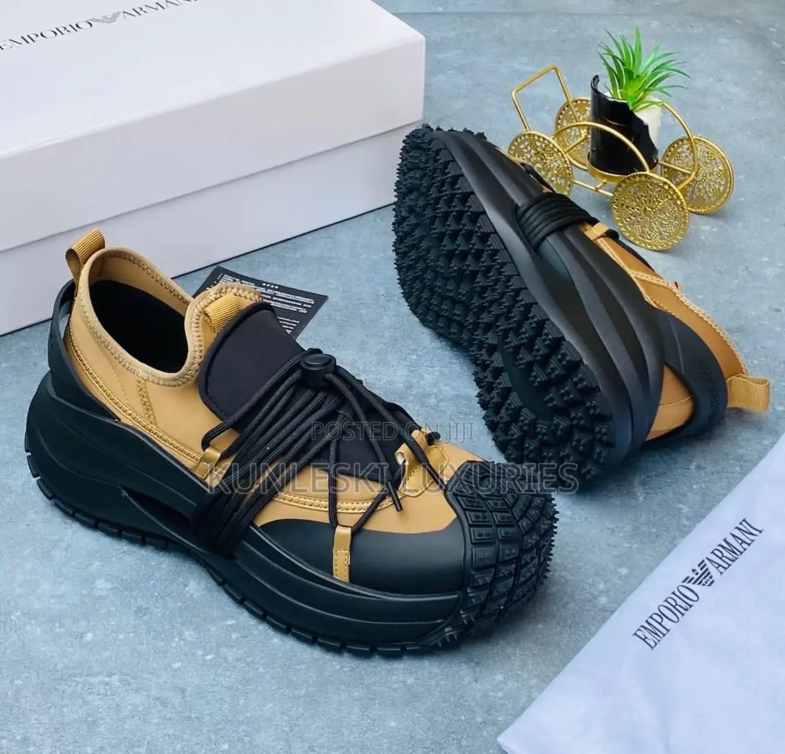 Original Emporio Armani Luxury Sneakers for Men