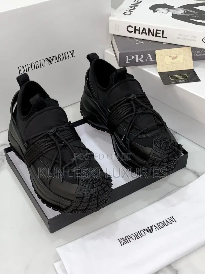 Original Emporio Armani Luxury Sneakers for Men