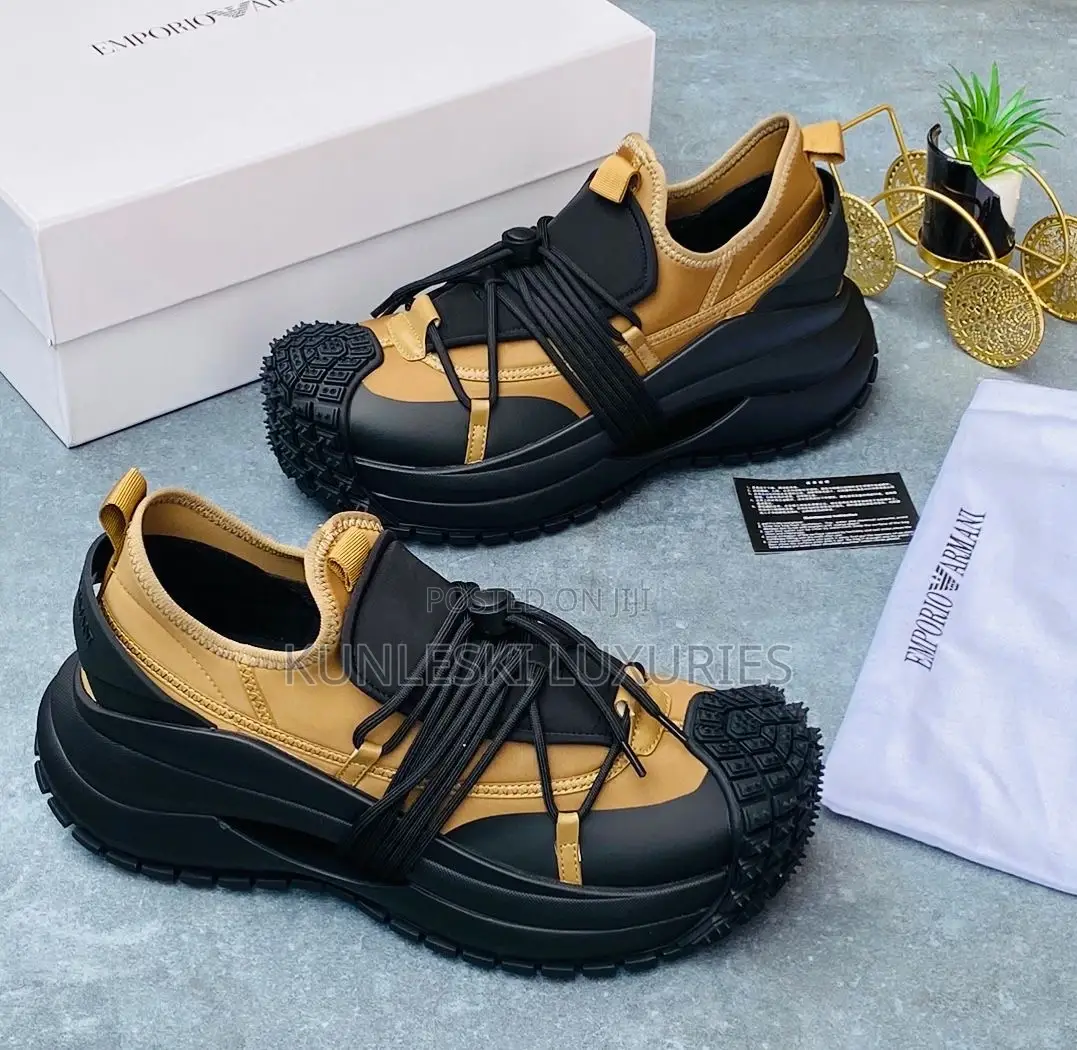 Original Emporio Armani Luxury Sneakers for Men