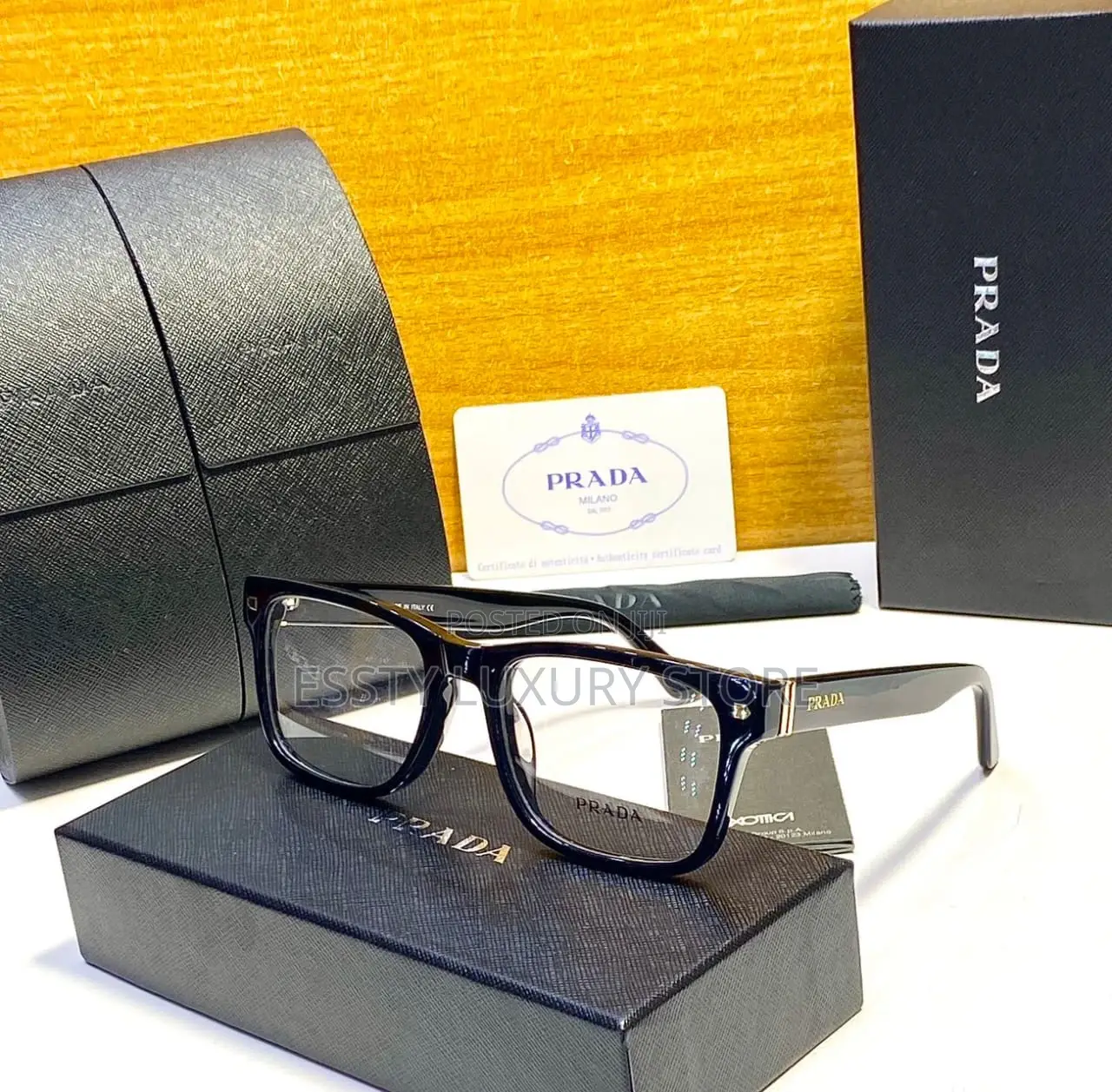 Prada Quality Luxury Men Frame Glasses