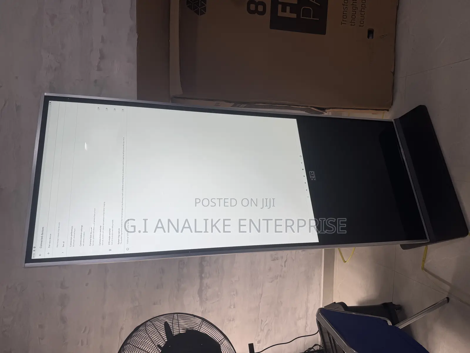 Electronic Indoor a/D Notice Board.