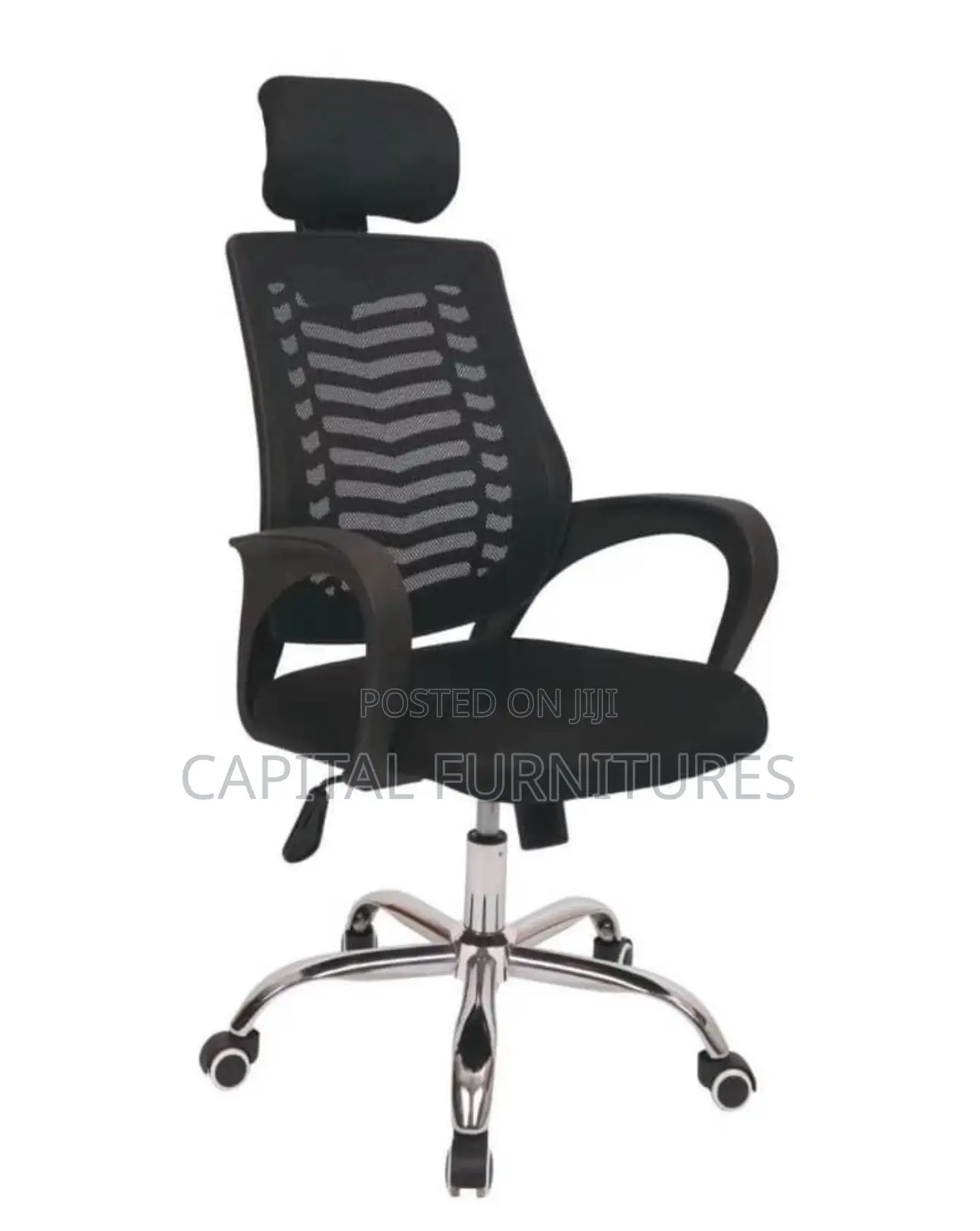 Imported Foreign Swivel Chair With Headrest
