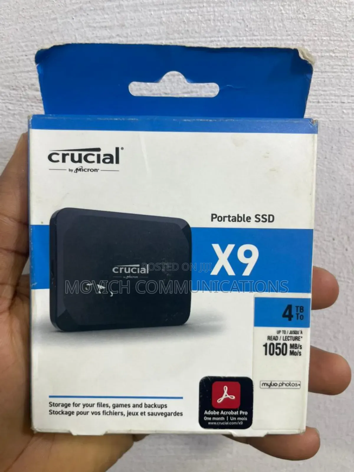 Crucial External Portable SSD 4tb