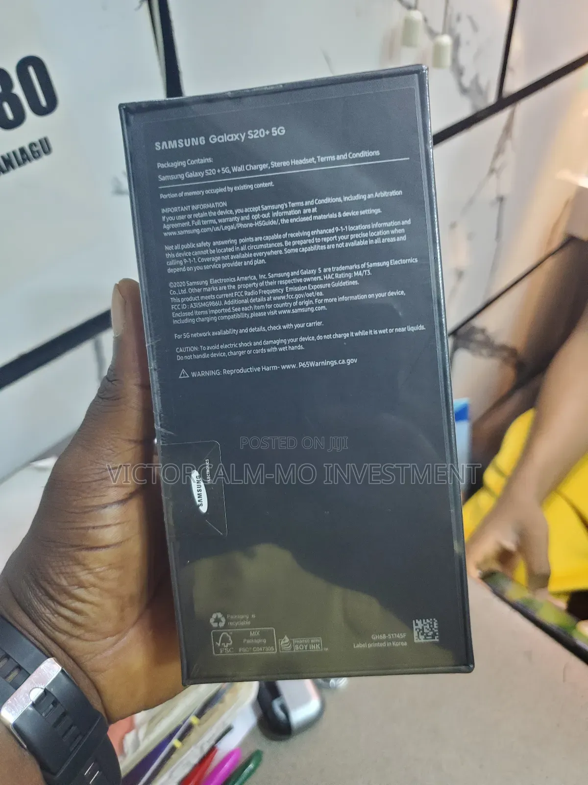 New Samsung Galaxy S20+ 5G 128 GB Gray
