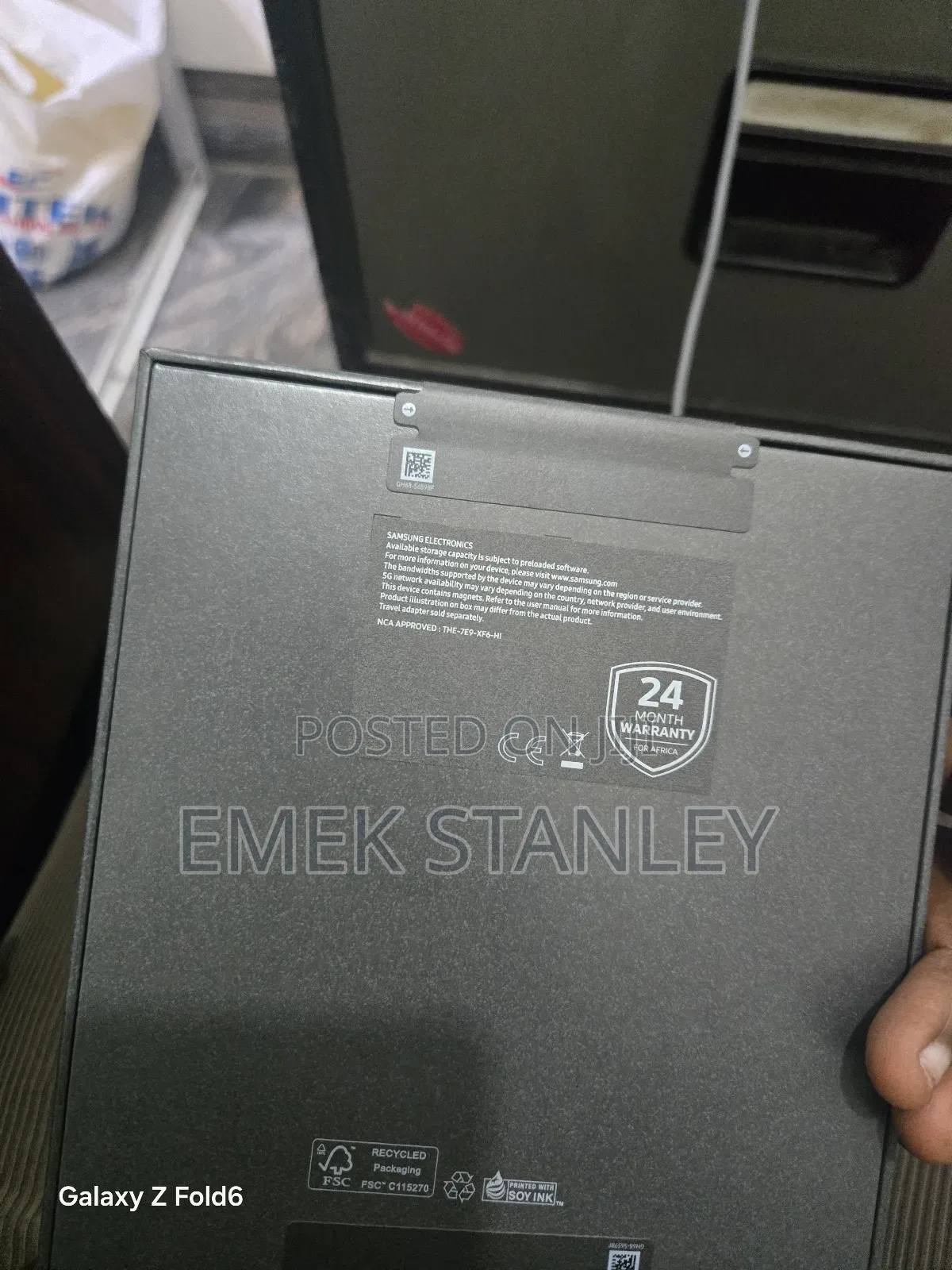 New Samsung Galaxy Z Fold7 1 TB Black