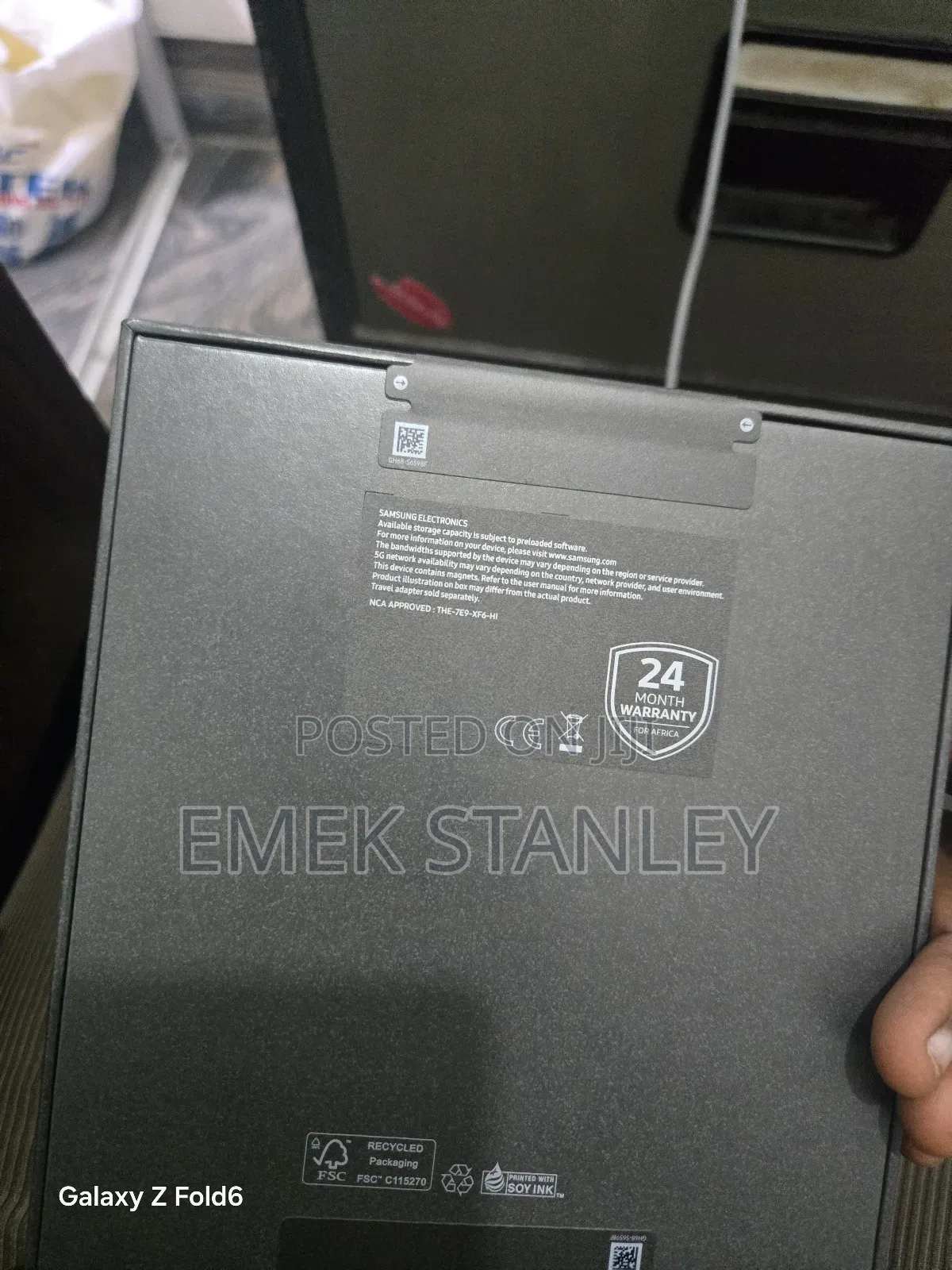 New Samsung Galaxy Z Fold7 1 TB Black