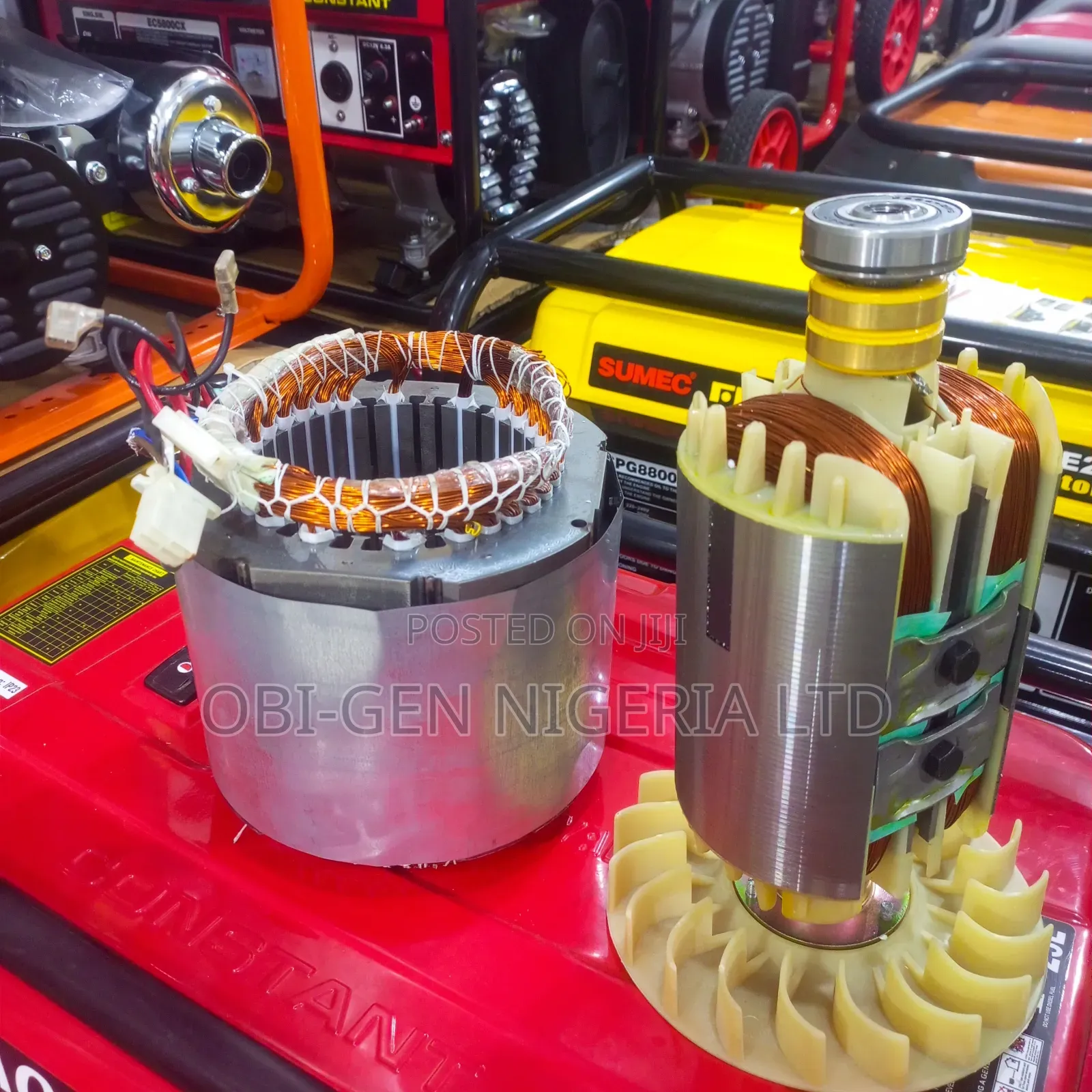 Follow Come Complete Alternator Coil  6.5kva Generator Set