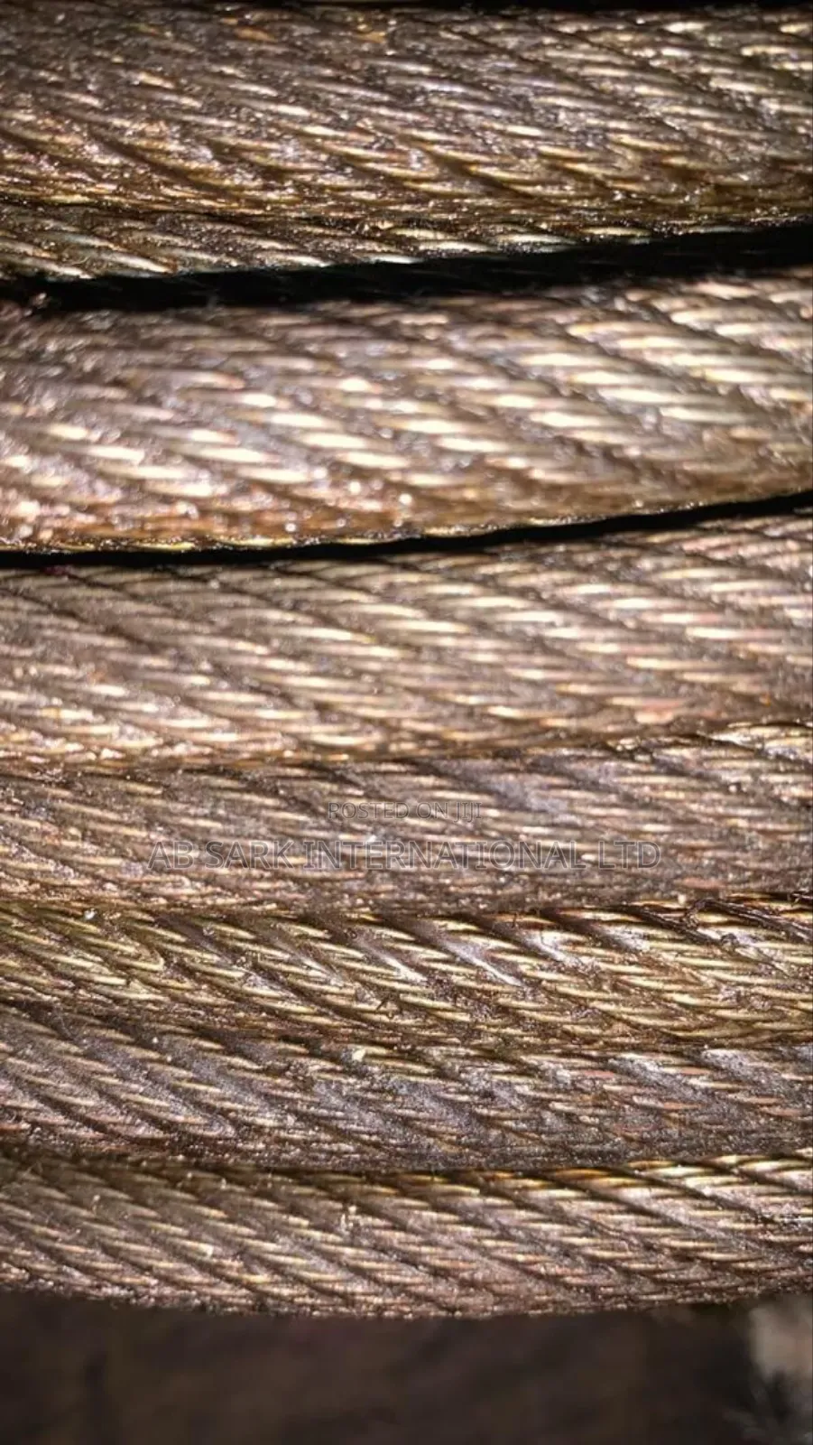 Original 19mm Steel Rope Wire Black (6x36)