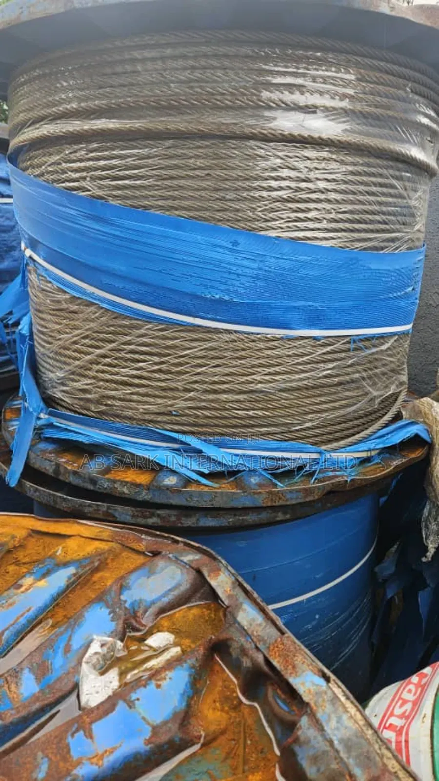 Original 19mm Steel Rope Wire Black (6x36)
