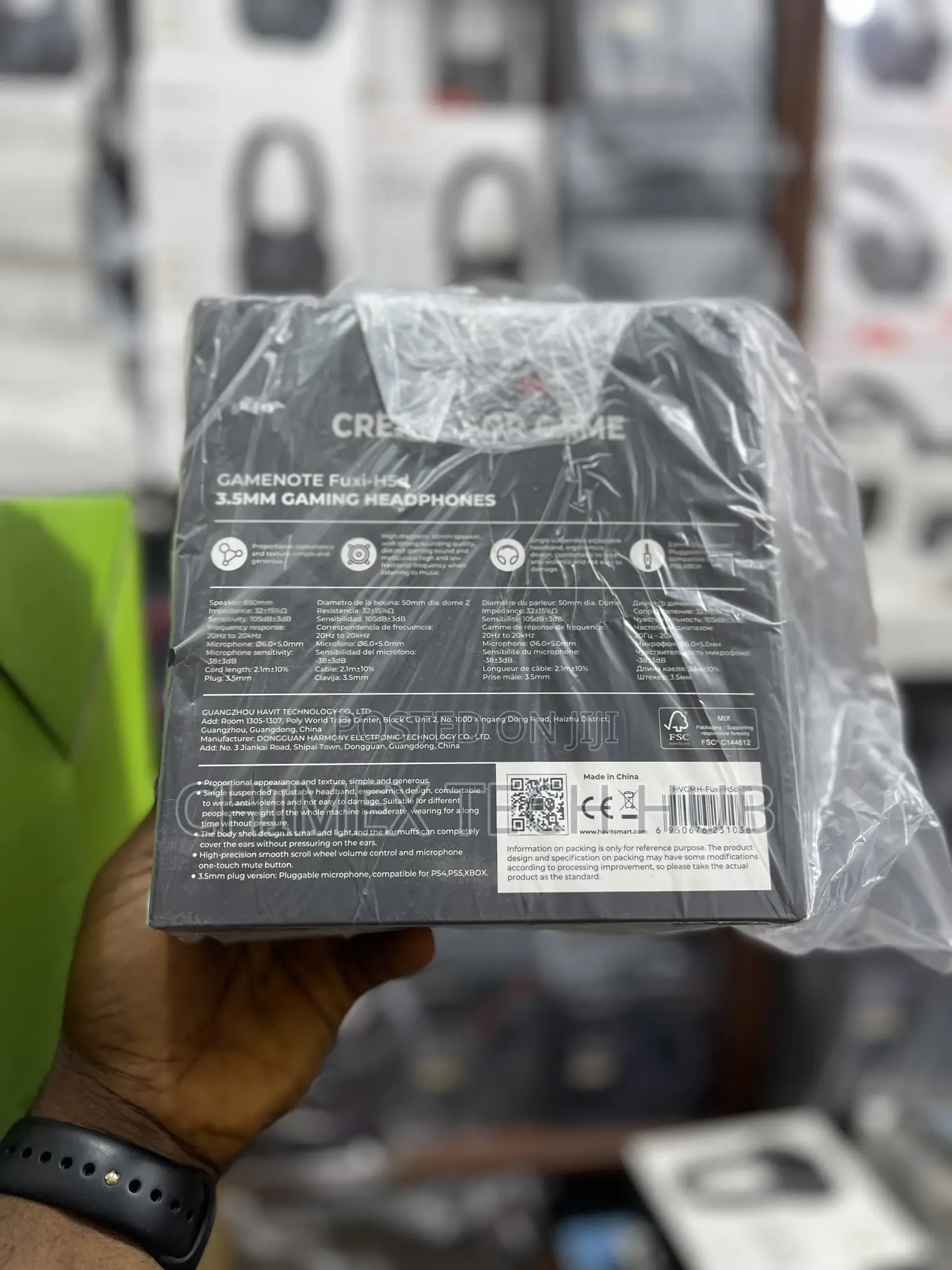 Havit Gamenote Fuxi-H5d 3.5mm Gaming Headphones