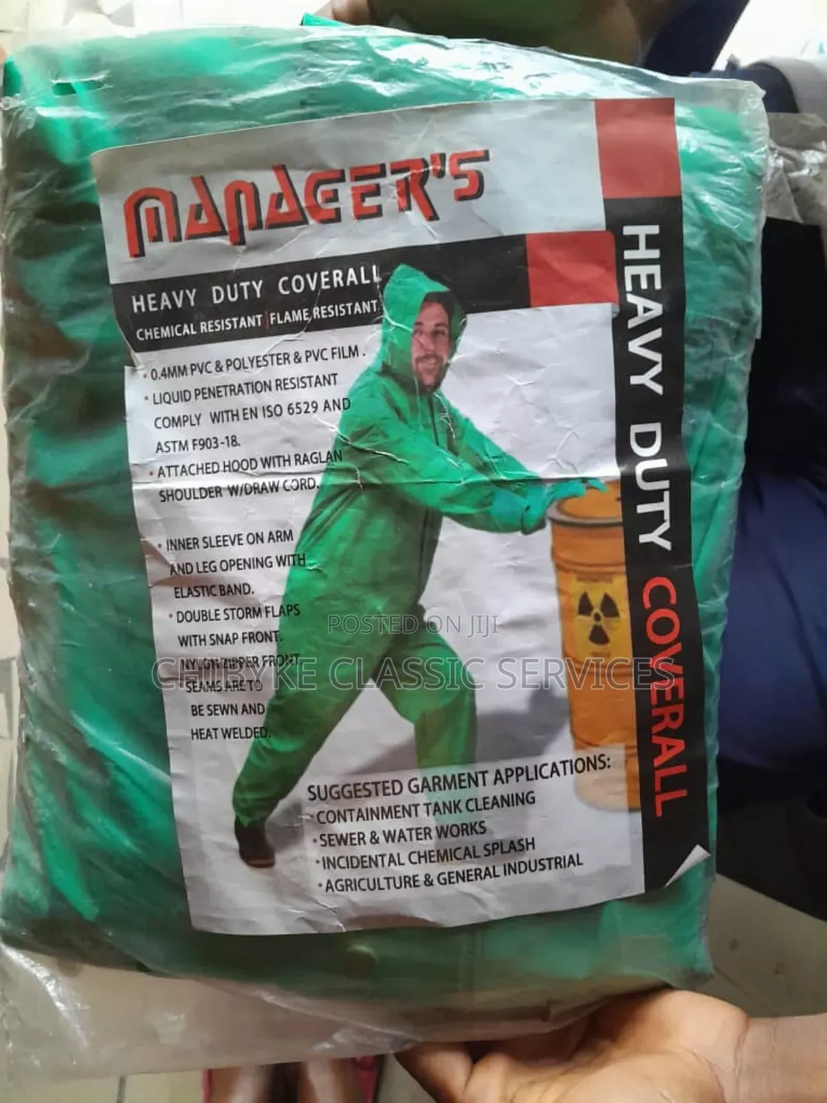 Chemical Rain Coat