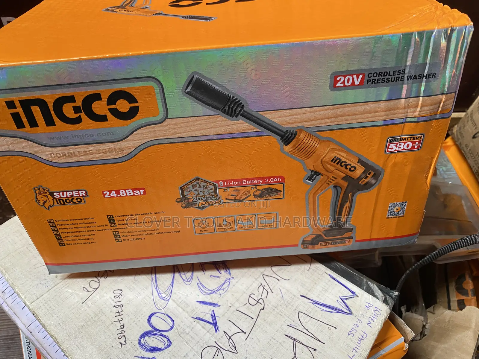 Ingco Cordless Pressure Washer Cpwli20362
