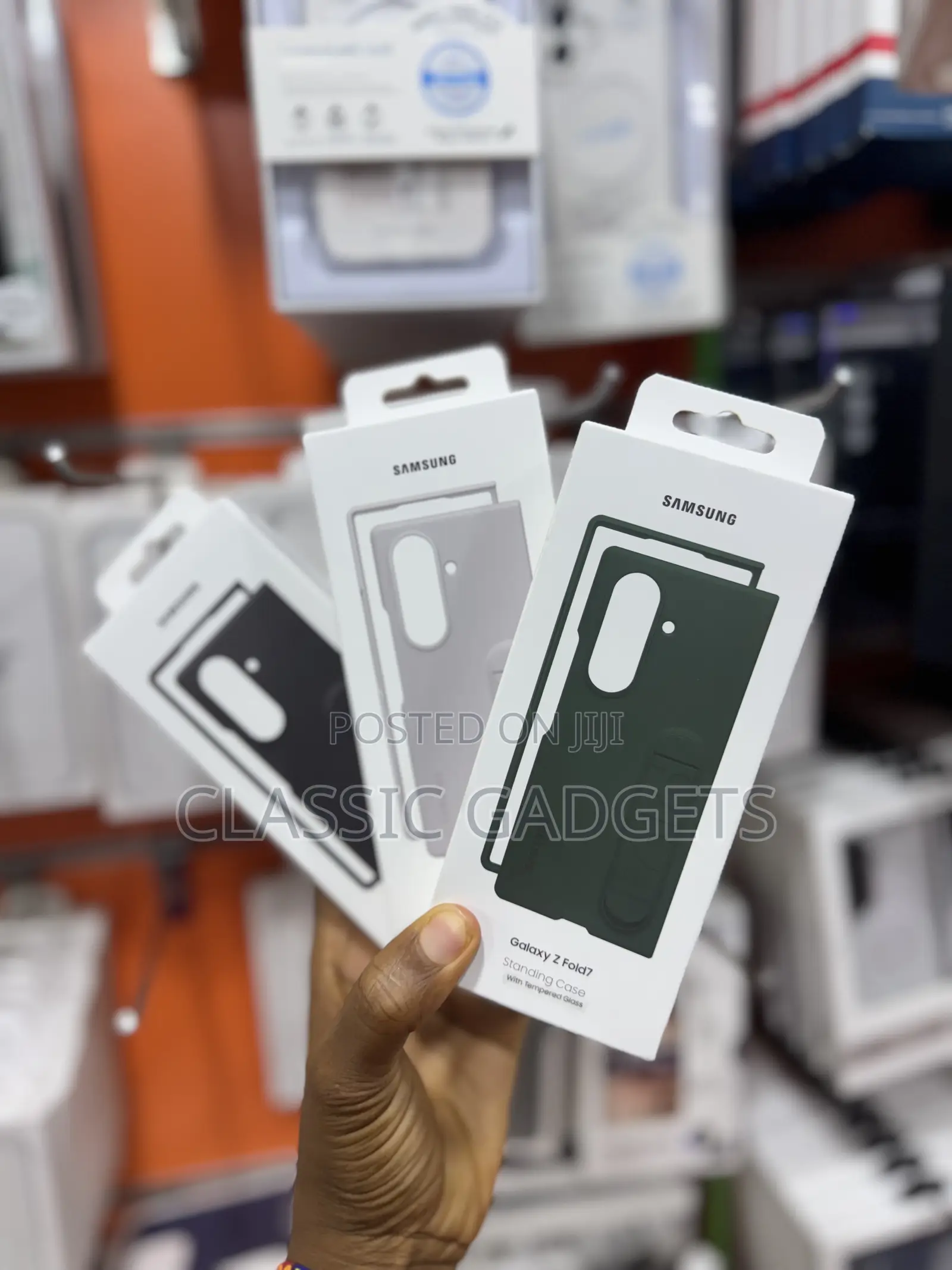 Standing Case With Tampered Glass for Galaxy Z Fold 7