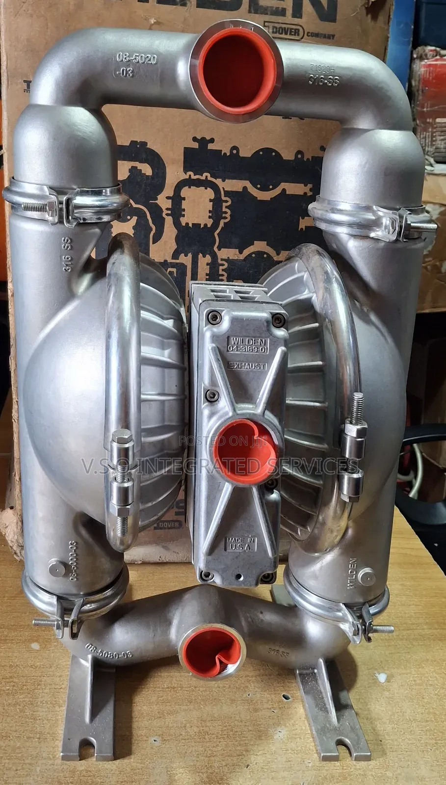2" Pro-Flo Stainless Wilden Double Diaphragm Pump