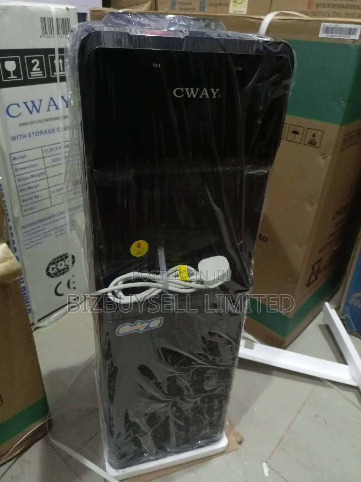 C Way Water Dispenser With Fridge And Child Lock.