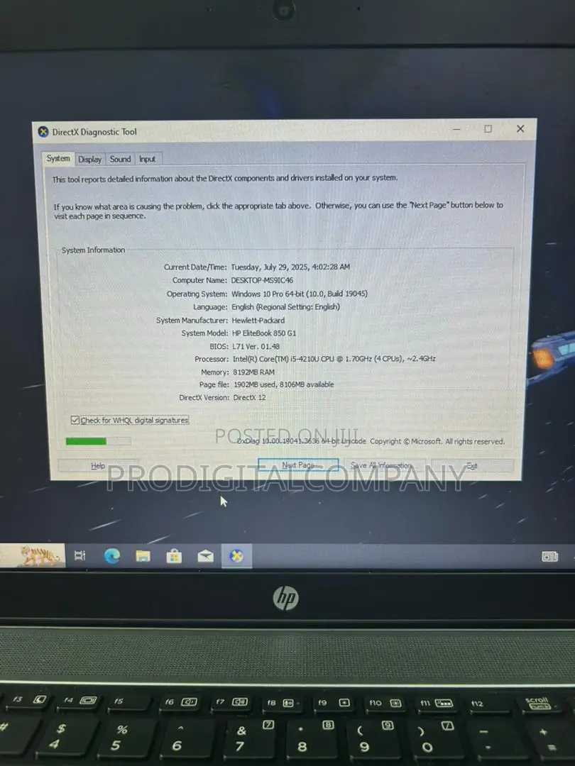 Laptop HP EliteBook 850 G1 16GB Intel Core I5 HDD 500GB