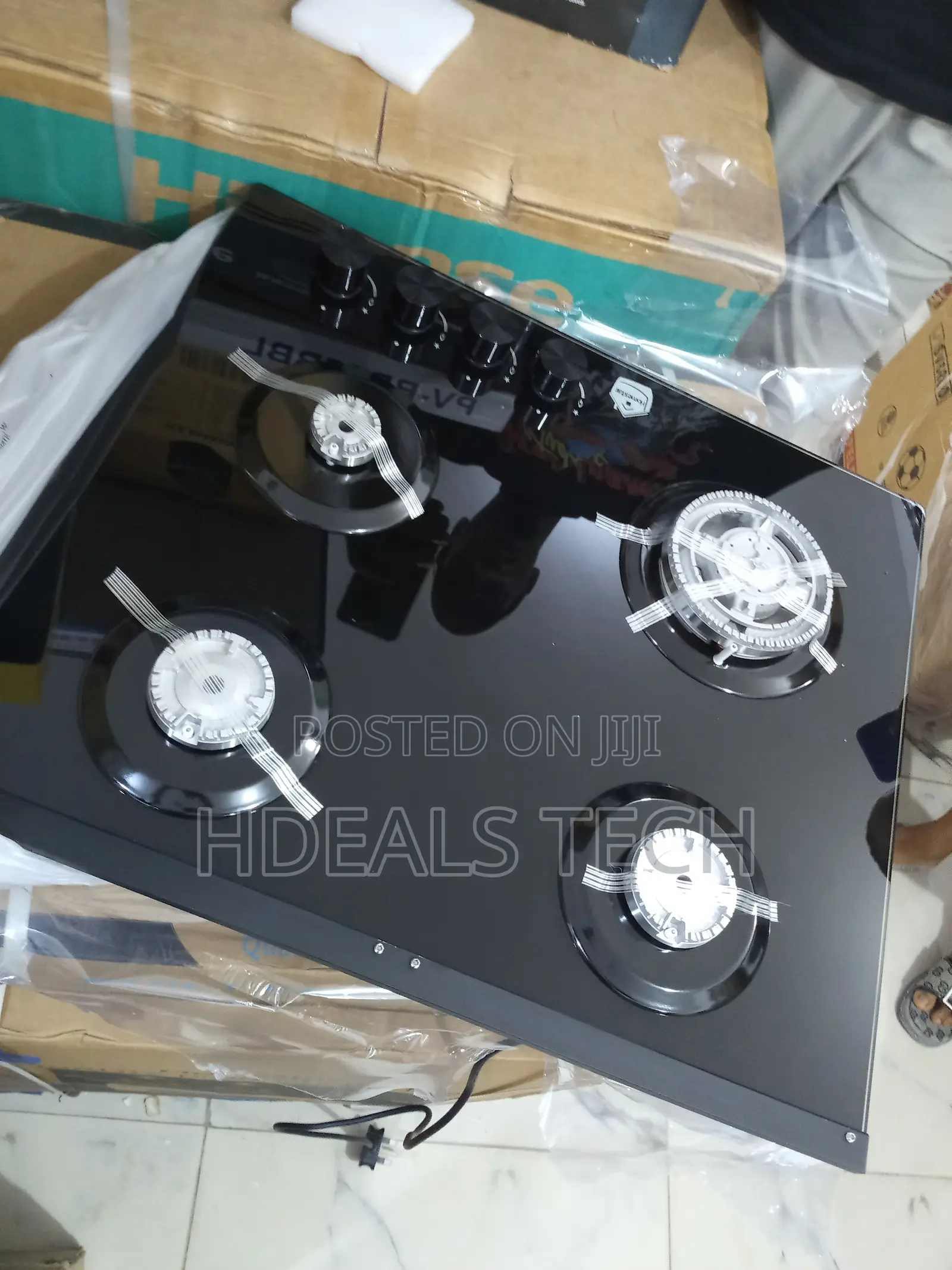 Homestar 4 Burner Glass Top Inbuilt Gas Hob – Mg-4605