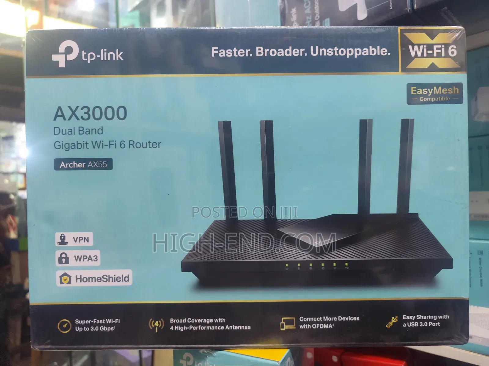 Tp-Link Ax3000 Dual Band Gigabit Router Archer Ax55