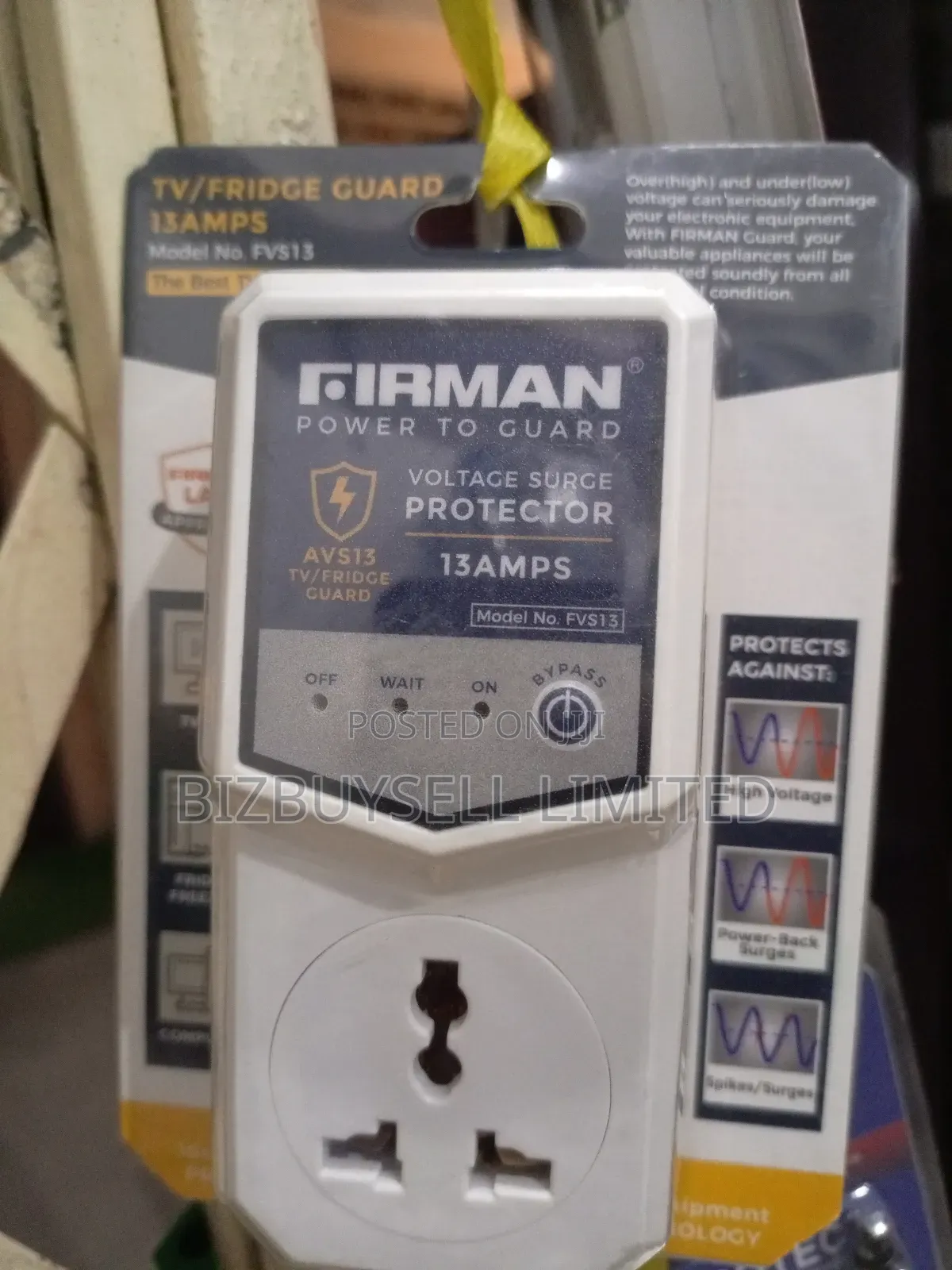 13amps Firman Voltage Surge Protector.