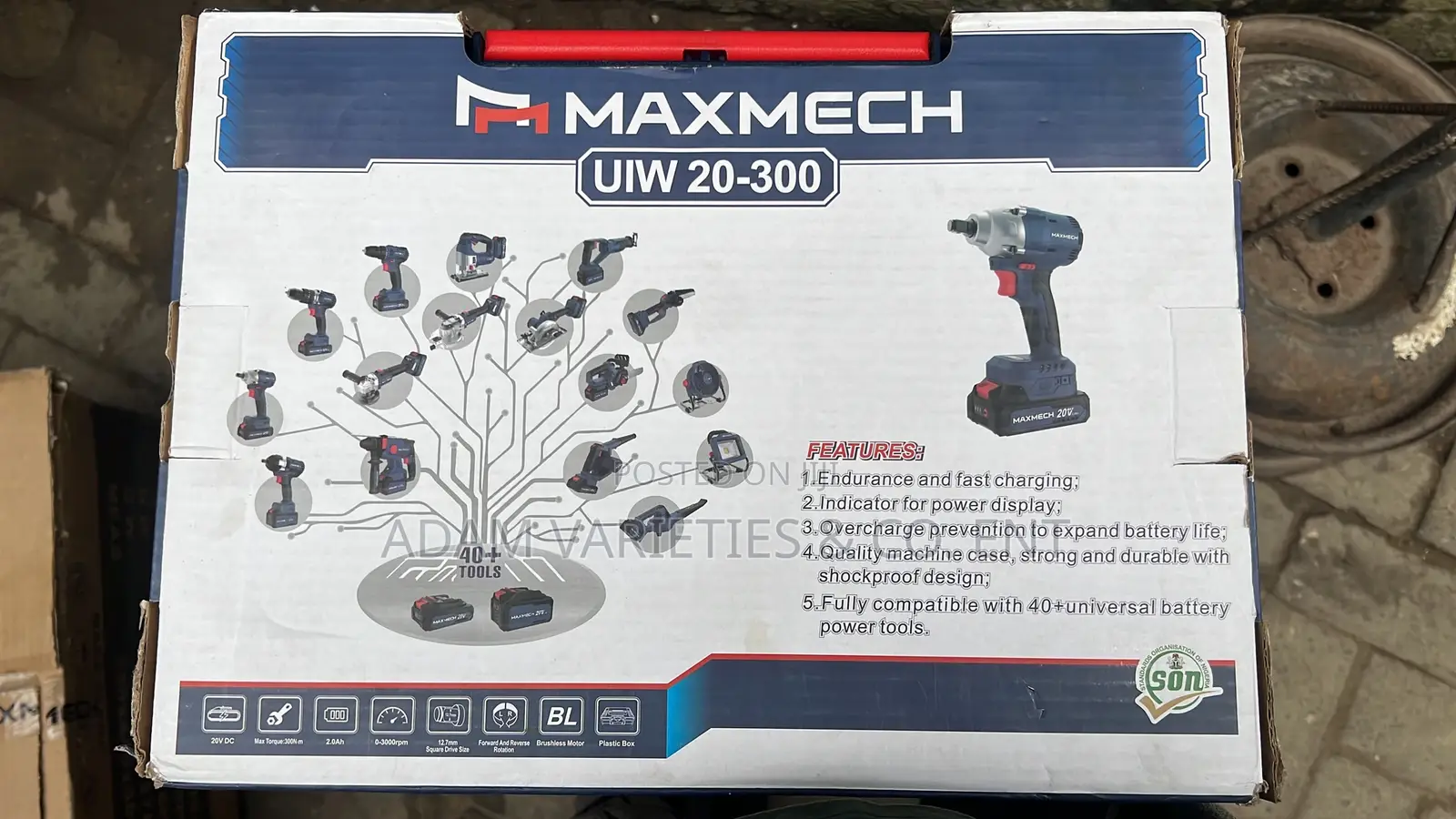 Maxmech 20v Universal Battery Impact Wrench