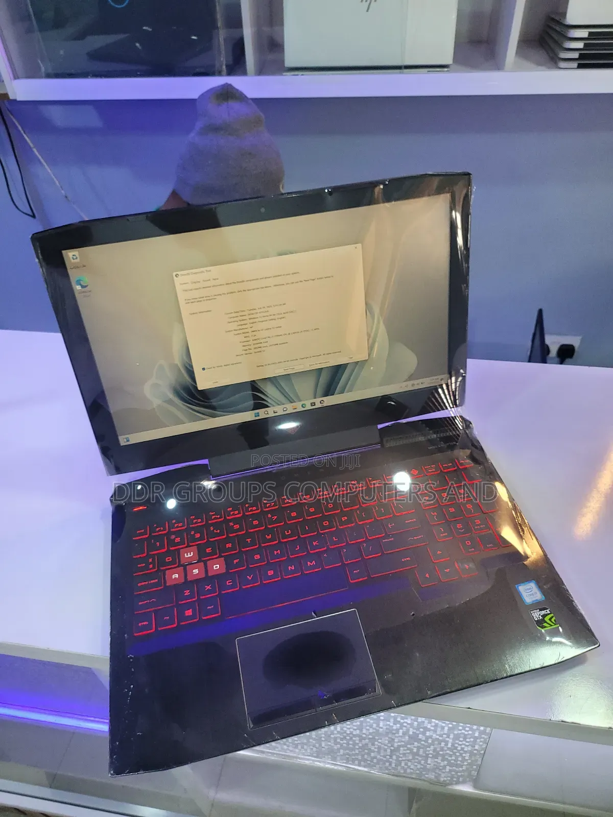 Laptop HP Omen 15-Dh002nr 16GB Intel Core I7 SSD 512GB