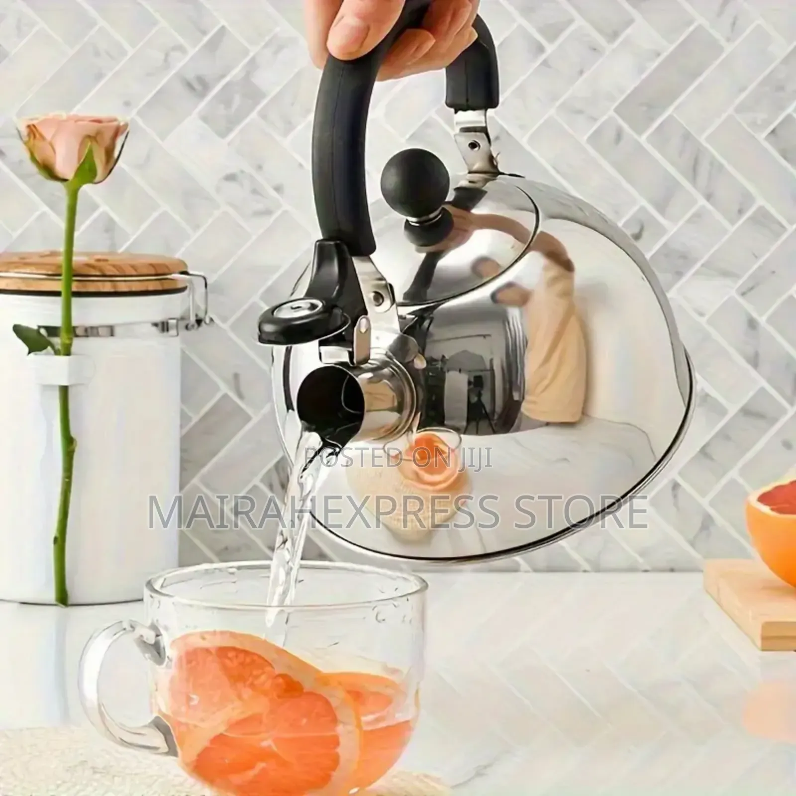 Shaon 5.0litres Stainless Steel Whistling Kettle