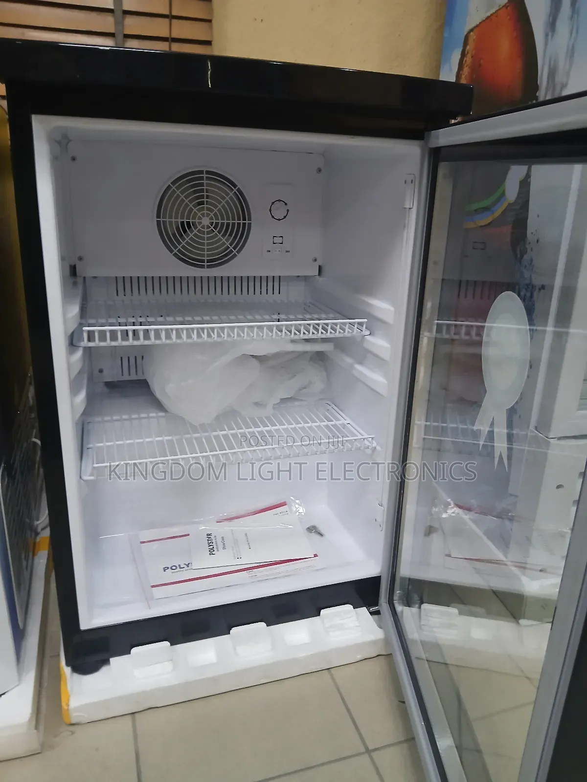 Polystar Showcase Refrigerator 276liters 100% Copper .