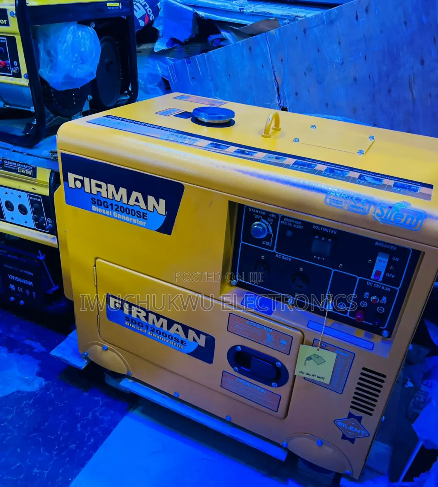 Firman 10kva Soundproof Copper Generator (1 Year Warranty)