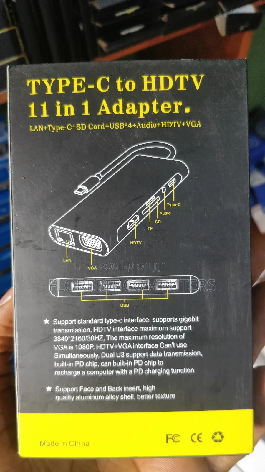 Type C to HDTV 11 in 1 Adaptor