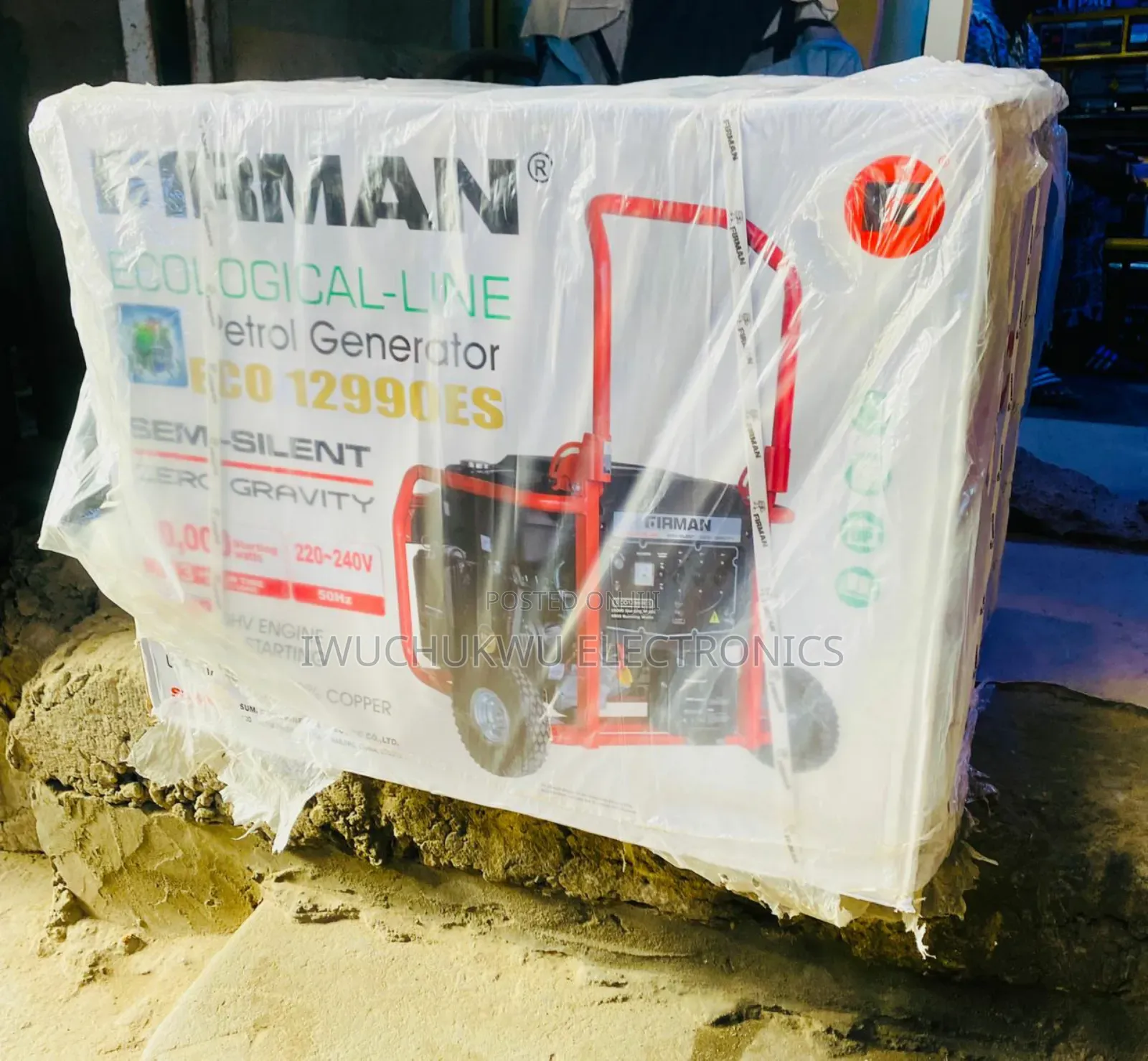 Firman Model Eco12990es 10kva Petrol Generator (Copper 💯)