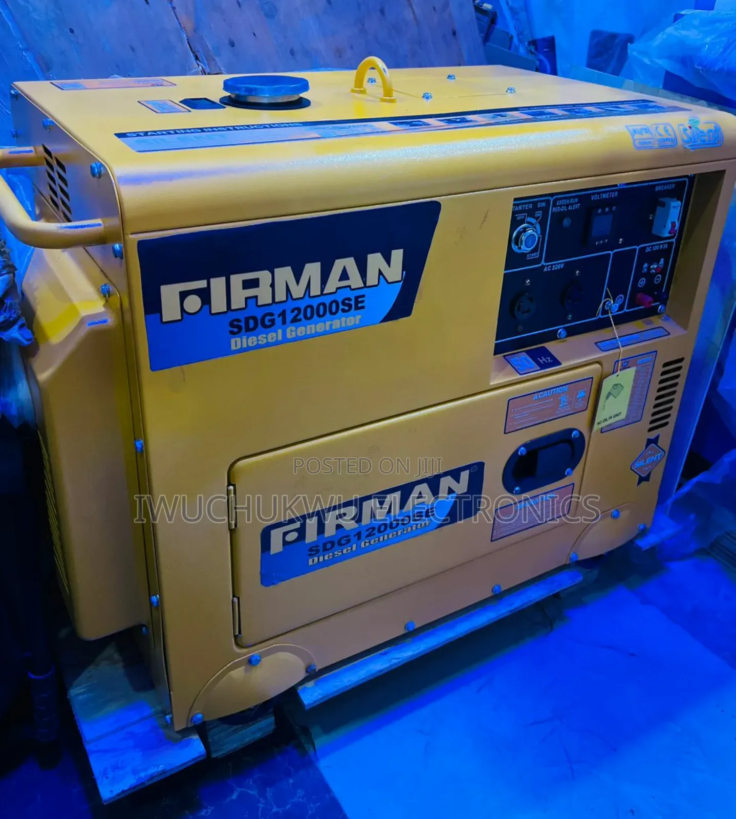 10kva Firman Sdg12000se Diesel Soundproof Generator (Copper)