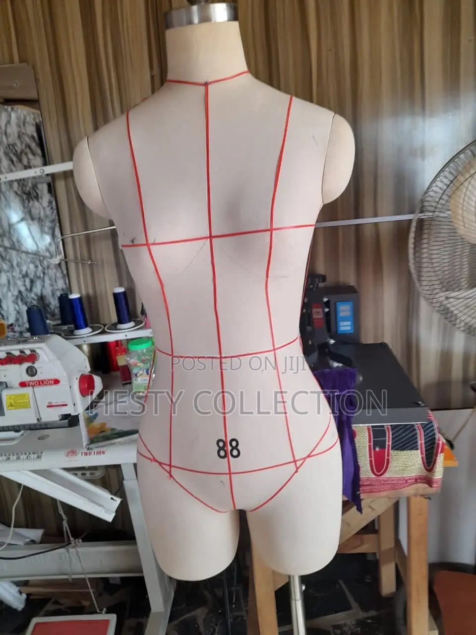 Pinable Half Mannequins Luxury Size 8