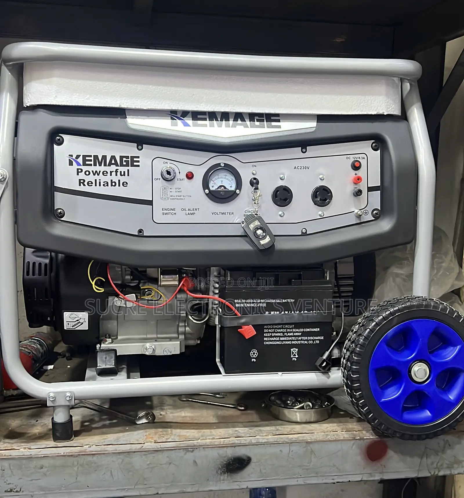 Kemage 10kva Model Km11000e2r Copper Wire Petrol Generator