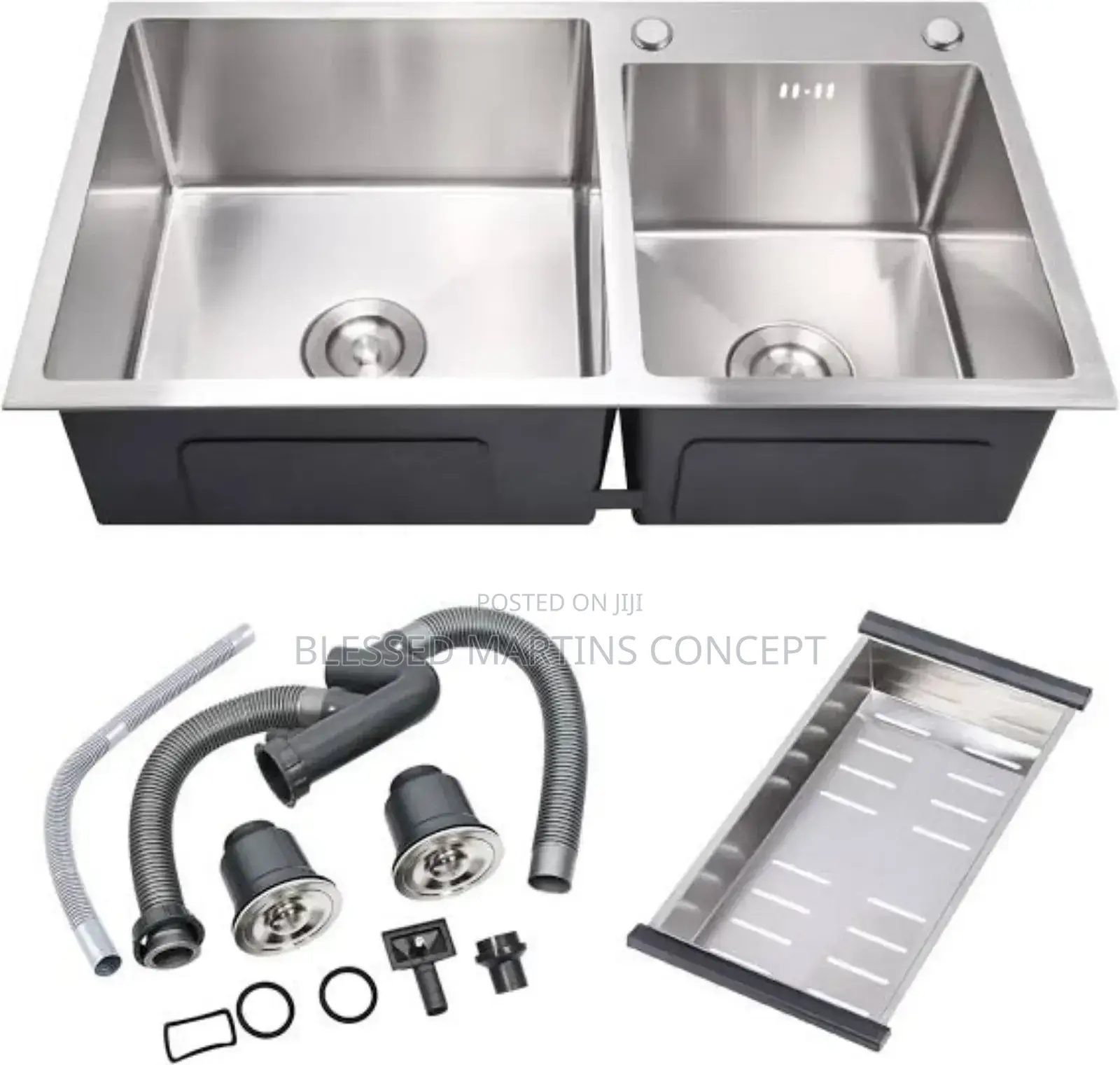 Double Bowl Handmade Kitchen Sink