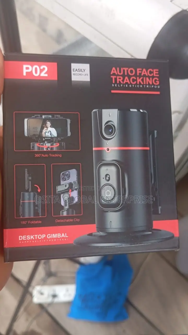P02 Auto Face Tracking Selfie Stick and Tripod
