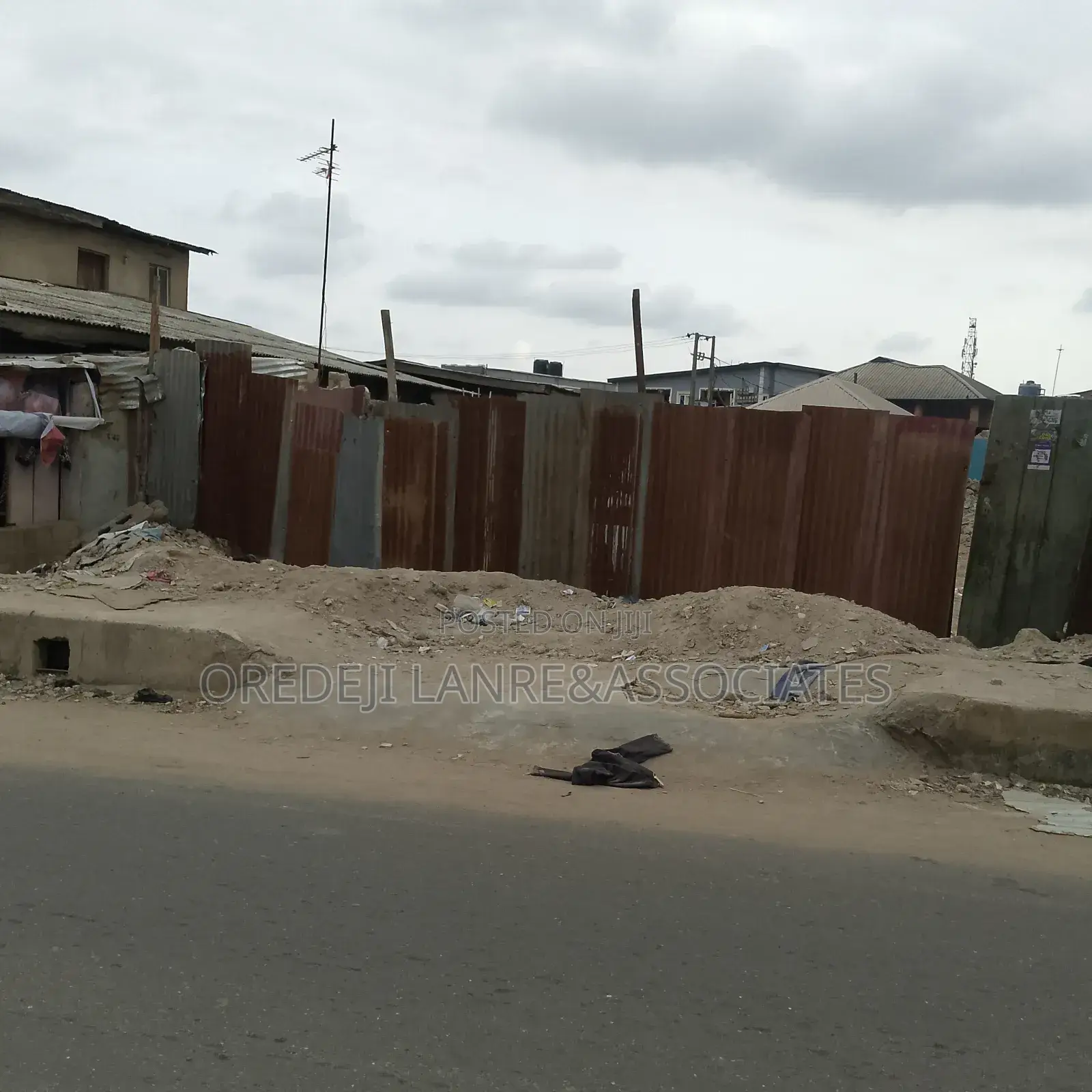 Multi-Useful Commercial Plot Facing Tarred Road at Agege