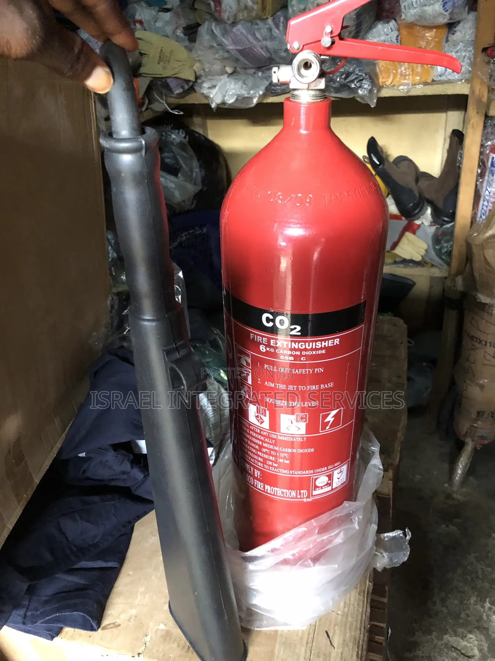 Fire Extinguisher 6kg Carbon Dioxide Co2