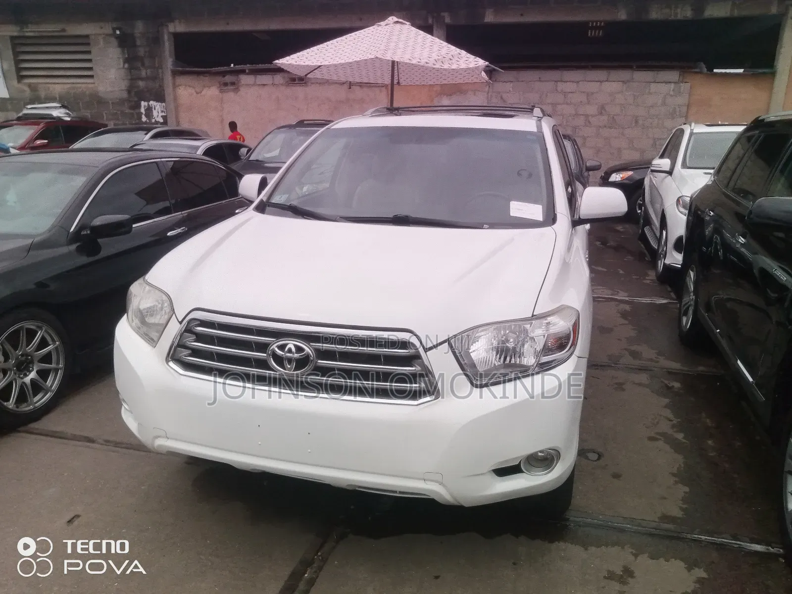Toyota Highlander Limited 2010 White