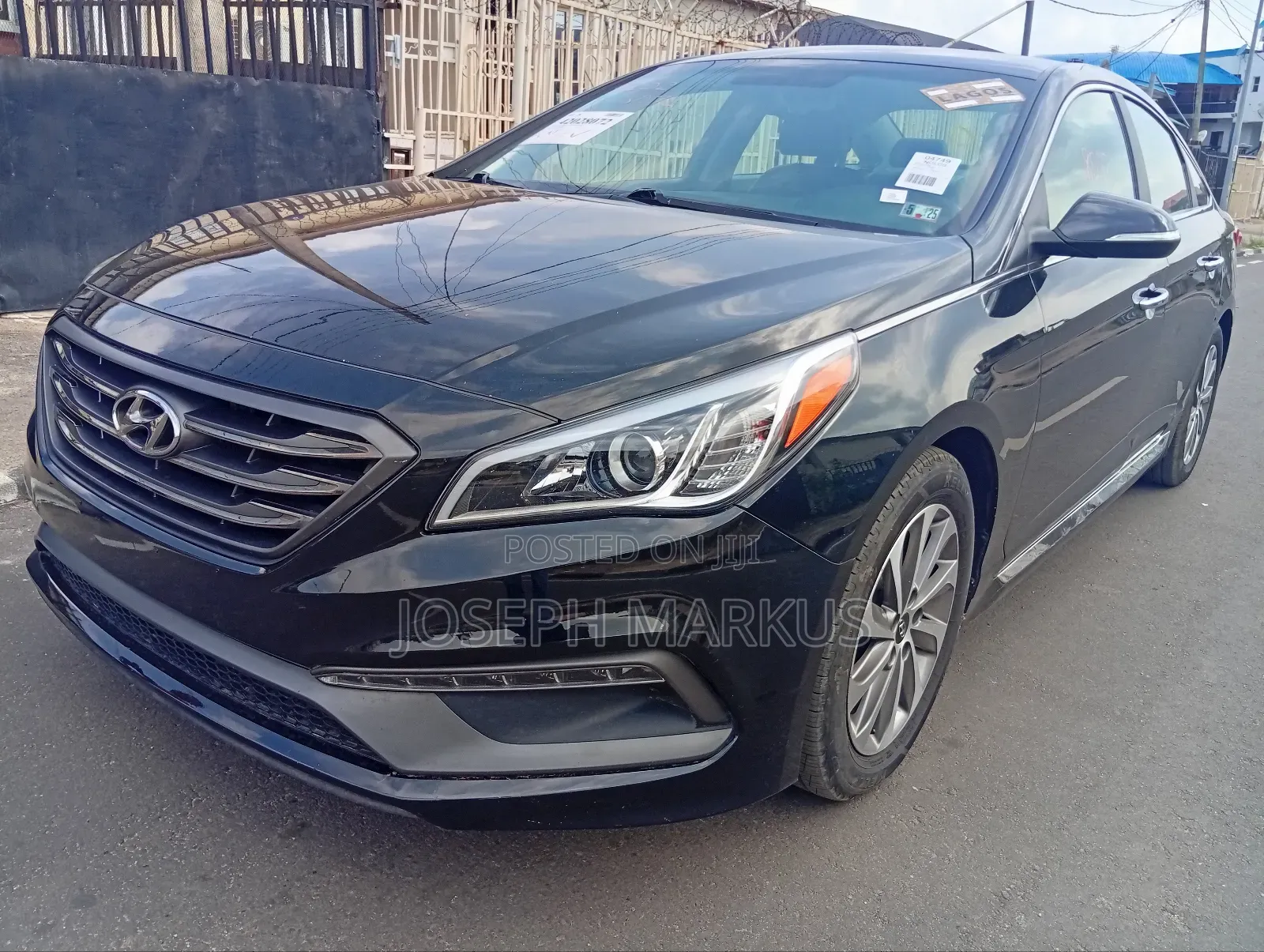 Hyundai Sonata Sport 4dr Sedan (2.4L 4cyl 6A) 2015 Black